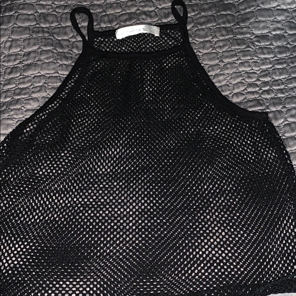 fishnet top